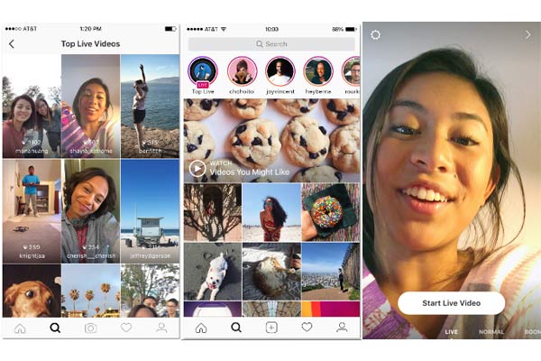 Live Video บน Instagram Stories
