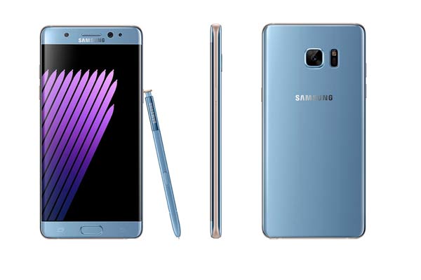 FAA Samsung Galaxy Note 7