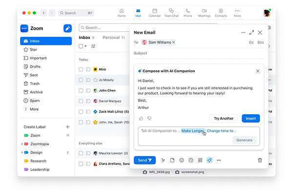 Zoom AI Companion